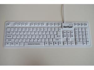 Wetkeys KBSTFC106-W Accs Washable Sanitype Hygienic Usb Keyboard (kbstfc106w) Wetkeys KBSTFC106-W Accs Washable Sanitype Hygienic Usb Keyboard (kbstfc106w)