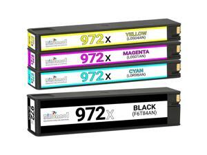 4pk 972X Ink Cartridges for HP Pagewide Pro 477dn 477dw 552dw 577dw 4pk 972X Ink Cartridges for HP Pagewide Pro 477dn 477dw 552dw 577dw