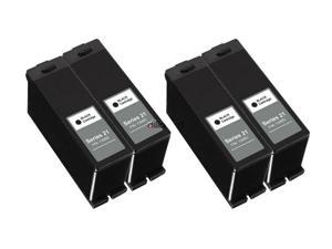 4pk ForDell Series 21 22 23 24 Black Cartridges ForDell All-in-One Printers 4pk ForDell Series 21 22 23 24 Black Cartridges ForDell All-in-One Printers