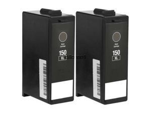 2-pk #150XL 14N1614 Black Ink For Lexmark All-in-One Pro 715 915 Pro715 Pro915 2-pk #150XL 14N1614 Black Ink For Lexmark All-in-One Pro 715 915 Pro715 Pro915