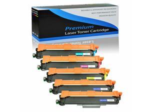 5PK TN227 B/C/M/Y Toner Color Set for Brother HL-L3270CDW HL-L3290CDW With Chip