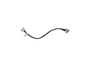 DC-IN Jack for Dell Inspiron 3452 3459 14-3451 14-3452 14-3458 14-5455 14-5458 15-3551 15-3552 15-3558 15-5000 15-5555 15-5558, Power Jack Harness Port Connector Socket with Wire Cable