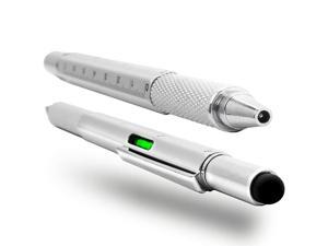 Olixar 6 in 1 Pen - Multitool Pen - Pocket Tools and Gadgets - HexStyli - Spirit Level/Flat Head & Phillips Head Screwdriver/Stylus / 10cm Ruler/Ball Point Pen - Stylus Pen Gift for Men - Silver Olixar 6 in 1 Pen - Multitool Pen - Pocket Tools and Gadgets - HexStyli - Spirit Level/Flat Head & Phillips Head Screwdriver/Stylus / 10cm Ruler/Ball Point Pen - Stylus Pen Gift for Men - Silver