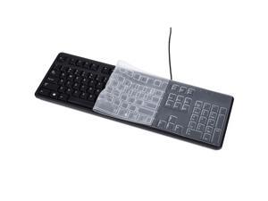 CaseBuy Ultra Thin Silicone Desktop Keyboard Cover Skin Protector for Logitech Keyboard K120 MK120 US Version (Clear) CaseBuy Ultra Thin Silicone Desktop Keyboard Cover Skin Protector for Logitech Keyboard K120 MK120 US Version (Clear)