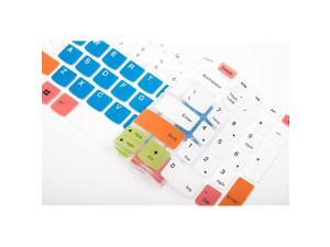 Keyboard Cover for Lenovo Yoga C940 15, ThinkBook 15, ideapad 320 330 15.6/17.3, ideapad 3 330s 15.6/17.3, ideapad 520/S145 S340 S540 S740 15.6", ideapad L340 15.6/17.3" Laptop - White Blue Keyboard Cover for Lenovo Yoga C940 15, ThinkBook 15, ideapad 320 330 15.6/17.3, ideapad 3 330s 15.6/17.3, ideapad 520/S145 S340 S540 S740 15.6", ideapad L340 15.6/17.3" Laptop - White Blue