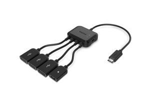 Micro USB HUB Adaptor with Power, TUSITA 3-Port Charging OTG Host Cable Cord Adapter for Raspberry Pi 2 3 Pi Zero Android Smart Phone Tablet Samsung Galaxy HTC Sony Google LG/Linux