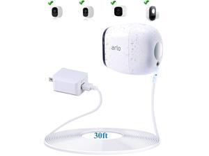 JESSY Weatherproof Outdoor Power Cable for Arlo Pro and Arlo Pro 2 with Quick Charge 3.0 Power Adapter Compatible with Arlo Pro,Arlo Pro 2,Arlo Go and Arlo Security Light (30ft/9m)(Charger and Cord) JESSY Weatherproof Outdoor Power Cable for Arlo Pro and Arlo Pro 2 with Quick Charge 3.0 Power Adapter Compatible with Arlo Pro,Arlo Pro 2,Arlo Go and Arlo Security Light (30ft/9m)(Charger and Cord)