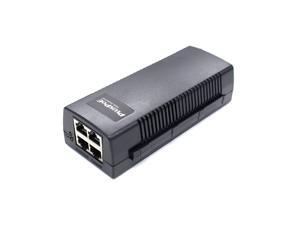 PLUSPOE 48 volt Power over Ethernet PoE Injector Adapter with 2-ports PoE out Max 48 watts for 2 IP Cameras, VOIP Phones or Access Points and other 10/100M 802.3af Devices PLUSPOE 48 volt Power over Ethernet PoE Injector Adapter with 2-ports PoE out Max 48 watts for 2 IP Cameras, VOIP Phones or Access Points and other 10/100M 802.3af Devices