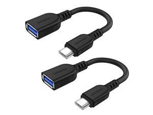 Nekteck USB-IF(2-Pack) USB C to USB 3.0 Adapter USB 3.1(Gen1) Type C Male to USB A Female Cable Support OTG Function, Compatible with 2018 MacBook Air/Pro, Galaxy S9 Note 9, Pixel 3 /Black Nekteck USB-IF(2-Pack) USB C to USB 3.0 Adapter USB 3.1(Gen1) Type C Male to USB A Female Cable Support OTG Function, Compatible with 2018 MacBook Air/Pro, Galaxy S9 Note 9, Pixel 3 /Black