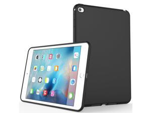 iPad Mini 4 Case, SENON Slim Design Matte TPU Rubber Soft Skin Silicone Protective Case Cover for Apple iPad Mini 4 (2015 Edition) 7.9 Inch Tablet,Black