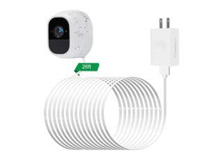 LANMU 26ft Weatherproof Outdoor Power Cable Compatible with Arlo Pro,Arlo Pro 2,Arlo Go and Arlo Security Light with Quick Charge 3.0 Power Adapter (Charger and Cord) LANMU 26ft Weatherproof Outdoor Power Cable Compatible with Arlo Pro,Arlo Pro 2,Arlo Go and Arlo Security Light with Quick Charge 3.0 Power Adapter (Charger and Cord)