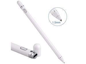 Stylus Digital Pen for Touch Screens, iPad Pencil Ultra Fine Tip Compatible iOS and Android Capacitive Touchscreen Good Drawing Writing (White) Stylus Digital Pen for Touch Screens, iPad Pencil Ultra Fine Tip Compatible iOS and Android Capacitive Touchscreen Good Drawing Writing (White)