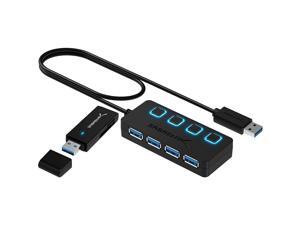 Sabrent 4-Port USB 3.0 Hub + USB 3.0 Micro SD & SD Card Reader Sabrent 4-Port USB 3.0 Hub + USB 3.0 Micro SD & SD Card Reader