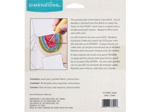 Dimensions 72-76201 Llama Punch Needle Embroidery Kit, 8 Diameter Dimensions 72-76201 Llama Punch Needle Embroidery Kit, 8 Diameter