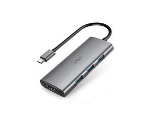 VAVA USB C Hub, 7-in-1 USB C Adapter for MacBook/Pro/Air (Thunderbolt 3), with 4K USB-C to HDMI, 3 USB 3.0 Ports, SD/TF Cards Reader, 100W Power Delivery Dock for iPad Pro/MacBook/Type C Devices VAVA USB C Hub, 7-in-1 USB C Adapter for MacBook/Pro/Air (Thunderbolt 3), with 4K USB-C to HDMI, 3 USB 3.0 Ports, SD/TF Cards Reader, 100W Power Delivery Dock for iPad Pro/MacBook/Type C Devices