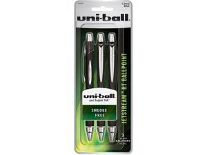 Uni-Ball Jetstream RT Ballpoint Pens, 1.0mm, Bold Point, Black Ink, 3 Count Uni-Ball Jetstream RT Ballpoint Pens, 1.0mm, Bold Point, Black Ink, 3 Count