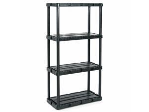 Gracious Living Knect A Shelf Light Duty Fixed Storage 4 Shelf Shelving Unit Gracious Living Knect A Shelf Light Duty Fixed Storage 4 Shelf Shelving Unit