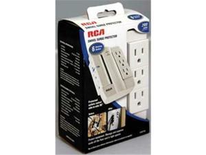 Audiovox PSWTS6R RCA 6 Outlet Swivel Surge Protector Audiovox PSWTS6R RCA 6 Outlet Swivel Surge Protector