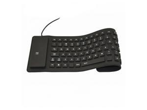 Waterproof Silicone Keyboard Foldable Flexible USB Mini Dustproof dirt Proof Waterproof Silicone Keyboard Foldable Flexible USB Mini Dustproof dirt Proof