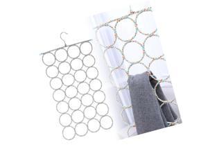 WINOMO 2 Pcs Scarf Hanger Organizer Holder, Multifunctional 28 Count Loops Sc... WINOMO 2 Pcs Scarf Hanger Organizer Holder, Multifunctional 28 Count Loops Sc...