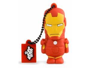 16GB For Iron Man Gold USB Flash Drives Metal Memory Sticks Storage Kid's Gifts