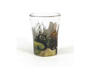 Americaware SGSLM01 Salem Full Color Etched Shot Glass Americaware SGSLM01 Salem Full Color Etched Shot Glass