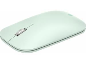 Microsoft Mobile Mouse - Mint. Comfortable Right/Left Hand Use with Metal Scroll Wheel, Wireless, Bluetooth for PC/Laptop/Desktop, works with Mac/Windows 8/10/11 Computers