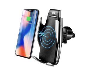 Smart Sensor Auto Open / Lock Phone Holder Qi Wireless Charger Car Holder Smart Sensor Auto Open / Lock Phone Holder Qi Wireless Charger Car Holder