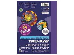 Pacon PAC103019BN 9 x 12 in. Tru Ray Purple Construction Paper - 50 Sheet per... Pacon PAC103019BN 9 x 12 in. Tru Ray Purple Construction Paper - 50 Sheet per...