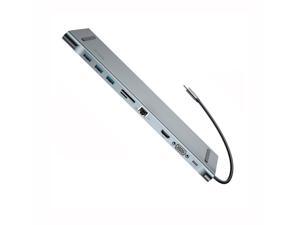 USB Type C 3.1 Docking Ston HUB VGA HDMI Video Converter Giga Lan Card Reader USB Type C 3.1 Docking Ston HUB VGA HDMI Video Converter Giga Lan Card Reader