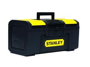 Stanley 16 in. Tool Box 6.4 in. W x 8.8 in. H Black/Yellow Stanley 16 in. Tool Box 6.4 in. W x 8.8 in. H Black/Yellow