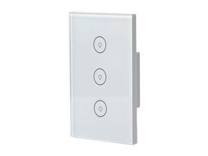 Wireless Smart Wall Touch Switch 3 Gang Light Switch WiFi Remote Control Switch Wireless Smart Wall Touch Switch 3 Gang Light Switch WiFi Remote Control Switch