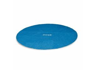 Intex 15 Foot Round Easy Set Vinyl Solar Cover for Swimming Pools, Blue | 29023E