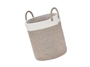 LA JOLIE MUSE Woven Basket Rope Storage Baskets - Large Cotton Organizer 16 x... LA JOLIE MUSE Woven Basket Rope Storage Baskets - Large Cotton Organizer 16 x...