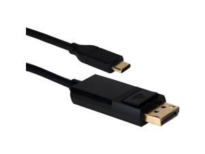 Qvs 10Ft Usb-C/Thunderbolt 3 To Dp Ultrahd 4K/60Hz Video Converter Cable Qvs 10Ft Usb-C/Thunderbolt 3 To Dp Ultrahd 4K/60Hz Video Converter Cable