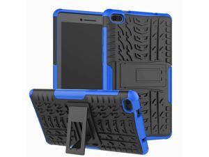Lantier Hybrid Armor Shockproof Impact Protection Tough Hard Rugged Heavy Duty Combo Dual Layer Protective Case with Kickstand for Lenovo TAB E7 7 Inch 2018 Blue Lantier Hybrid Armor Shockproof Impact Protection Tough Hard Rugged Heavy Duty Combo Dual Layer Protective Case with Kickstand for Lenovo TAB E7 7 Inch 2018 Blue