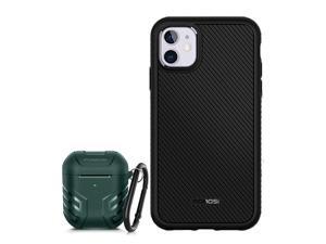 MOBOSI Accessory Bundle - Vanguard Armor Series AirPods 2 & 1 Case (Midnight Green) with Fline Series iPhone 11 Case (6.1 Inch) MOBOSI Accessory Bundle - Vanguard Armor Series AirPods 2 & 1 Case (Midnight Green) with Fline Series iPhone 11 Case (6.1 Inch)