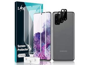 4 Pack LK 2 Pack Flexible TPU Film Screen Protector & 2 Pack Black Camera Lens Protector Compatible for Samsung Galaxy S20, HD Clear Bubble Free, Locate Tool Precise Alignment - Gray 4 Pack LK 2 Pack Flexible TPU Film Screen Protector & 2 Pack Black Camera Lens Protector Compatible for Samsung Galaxy S20, HD Clear Bubble Free, Locate Tool Precise Alignment - Gray