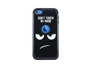 iPod Touch 6 Case/Touch 5 Case, Lantier Shockproof Dual Layer Armor Hybrid High Impact Heavy Duty Protection PC Silicone Rugged Case for Apple iPod Touch 5 & Touch 6 Don't Touch My Phone iPod Touch 6 Case/Touch 5 Case, Lantier Shockproof Dual Layer Armor Hybrid High Impact Heavy Duty Protection PC Silicone Rugged Case for Apple iPod Touch 5 & Touch 6 Don't Touch My Phone