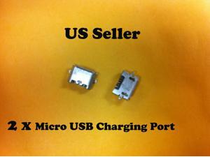 2 X Nokia E7-00 USB Charger Charging SYNC Connector Socket Dock Port
