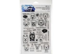 Simon Hurley create. Cling Stamps 6"X9" Puppy Pals 789541071587 Simon Hurley create. Cling Stamps 6"X9" Puppy Pals 789541071587