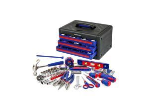 WORKPRO 125-Piece Home Repair Tool Set with 3-Drawer Storage Case, W009022A