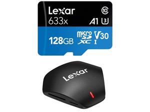 Lexar High-Performance 633X 128Gb Microsdxc Uhs-I Card With Sd Adapter Lsdmi128Bbnl633A With Professional Multi-Card 3-In-1 Usb 3.1 Reader Lrw500Urbna