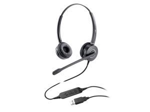 Call-Center Usb-Headset With Microphone Binaural Computer-Headphone - Noise Cling Mic&Mute Pc Uc Teams Skype For Business