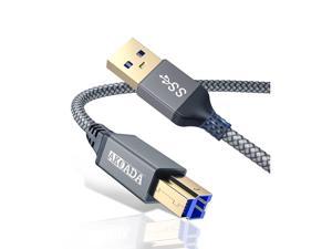 Black 5 Pack, ED715175 eDragon USB 3.0 A Male to Micro B Cable 10 ft