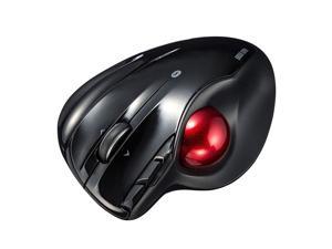 Bluetooth Ergonomic Trackball Mouse, Computer Rollerball Mice, Laser Sensor, 34Mm Trackball, 400 800 1200 1600 Adjustable Dpi, 5 Buttons, Compatible With Macbook, Laptop, Windows, Macos, Chrome