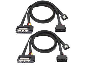 CoPartner Gray 19 inch SATA Serial ATA Data Cable R.350907A01-000