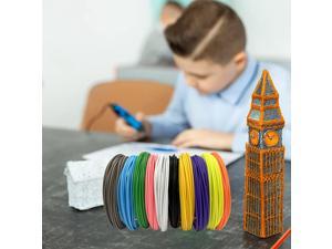 10 Colors 3D Pen Refills,1.75Mm Pla Filament For 3D Pen/3D Printer Filament,Each Color 16 Feet Total 160 Feet 3D Pen Pla Filament,3D Pen Filament Refills,Gifts For Kids ,3D Pen Not Include
