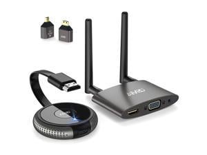 Wireless Hdmi Transmitter And Receiver, 5G Hdmi Wireless Kit 100Ft/30M Streaming Video / Audio From Pc,Laptop,Phone To Tv And Projector,The Projector Adapter For Tiktok/Neflix/Conferences