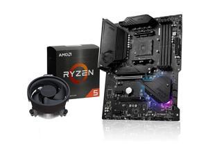 New BitShop AMD Ryzen 5 5600X Desktop Processor 6-core Up to 4.6GHz Unlocked with Wraith Stealth Cooler Bundle with MSI MPG B550 Gaming Plus ATX Gaming Motherboard (AMD AM4, DDR4, PCIe 4.0, M.2)